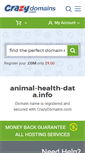 Mobile Screenshot of animal-health-data.info